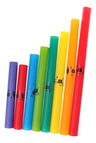 Tubo Musical De Percusión Afinado Con Escala Diatónica