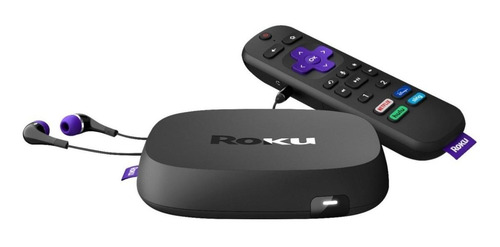 Imagen 1 de 3 de Roku Ultra 4800 de voz 4K negro con 2GB de memoria RAM