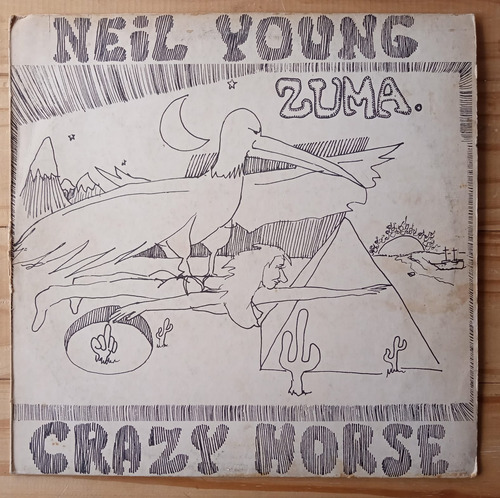 Neil Young Zuma Vinilo 1976 Argentina Insert 7 Puntos Estándar (Usado)