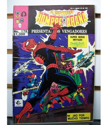 El Hombre Araña 176 Presenta Los Vengadores Spiderman