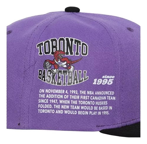 GORRA TORONTO RAPTORS NBA SHIRT REMIX - MITCHELL AND NESS *