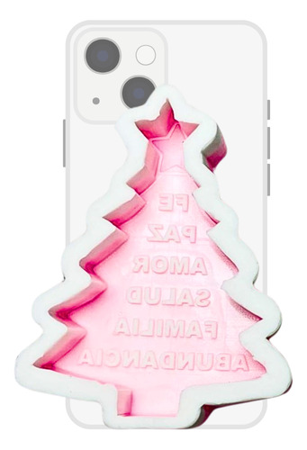 Molde Vela Arbol Navidad Deseos Año Nuevo Resina Manualidad