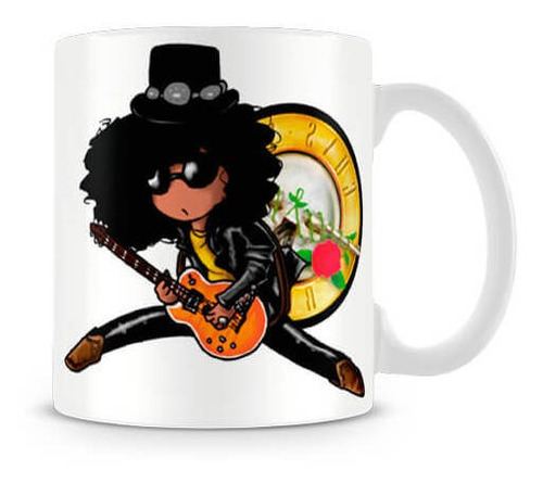 Caneca Guns N Roses Slash Desenho Geek