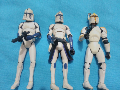 Star Wars Clones Unmasked Super Articulados,por Unidad.