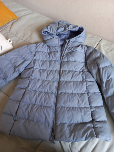 Campera Uniqlo Original Celeste Impecable Estado