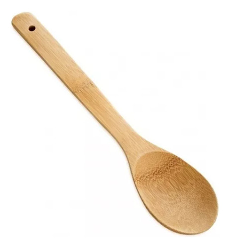 Cuchara De Madera Bambú Para Cocina 30cm