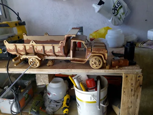 Replicas A Escala 1/14 Camiones Y Ómnibus Material Mdf 