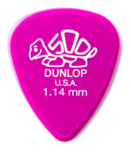 Uñetas Jim Dunlop 41r 1.14 Delrin 500 Bolsa X 72u