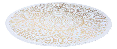 Toalla De Playa Mandala De Microfibra Con Borlas, Manta Trav