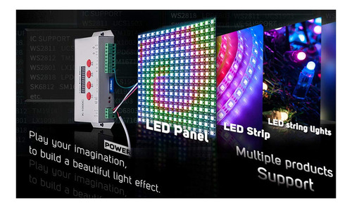 Guanchuan Controlador De Tarjeta Sd K1000c Controlador Rgb