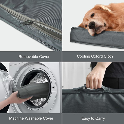 Cama De Exterior Para Perros Medianos/pequeños, Impermeab...