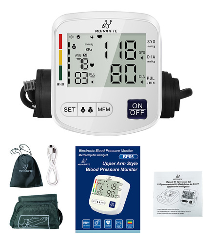 Genérica Pressure Bluemos Meters Aparato Para Checar La Presion Tensiometro Digital Checador Color Spain
