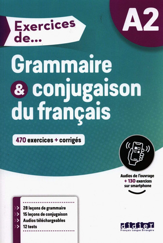 Libro Exercices Gramm Et Conjug A2 Livre+cd - 