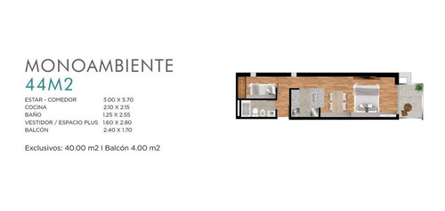 Imagen 8 de 10 de Venta Monoambiente Barrio Lourdes A Estrenar