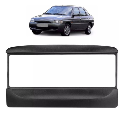 Contra Frente Escort Zetec E Sw 97 98 99 00 01 02 Radio Cor Preto