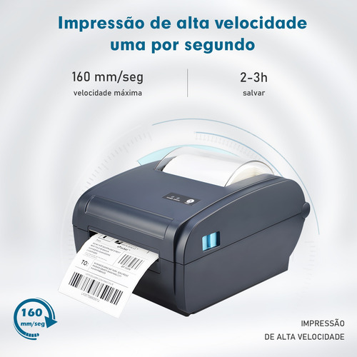 Mini Impressora Wifi Térmica Portátil Sem Fio Recibos 110mm