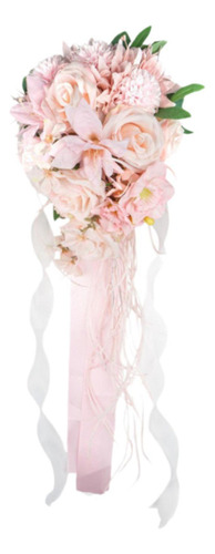 Boda De Novia Bouquet Flores Artificiales Flor De Mano De
