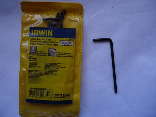 Llave Allen Marca  Irwin 5/64