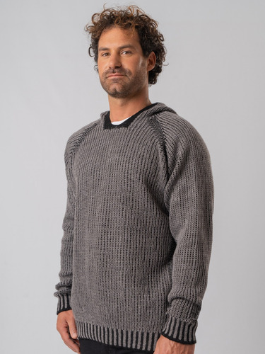 Sweater Tejido Con Capucha Mauro Sergio Art. 236
