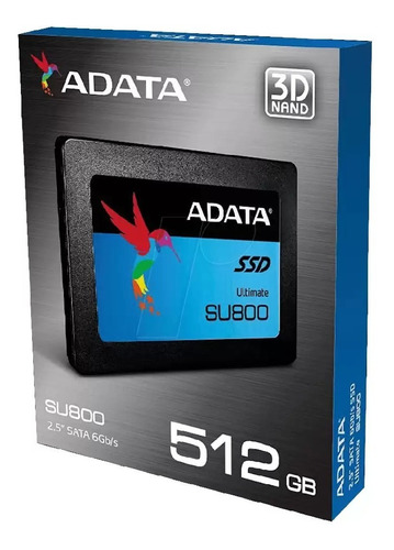 Unidad De Estado Solido Ssd Adata Su800 512gb 2.5 Sata3 7mm 