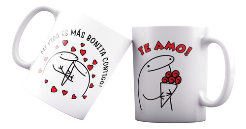 Taza San Valentin Amor Flork Pareja