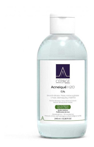 Agua Micelar Cepage Acneique H2o X245ml