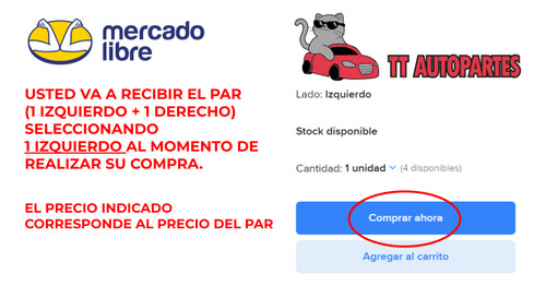 Par Espejo Explorer 2006-06-2010-10 Limited C/luz Inf Cr Ore