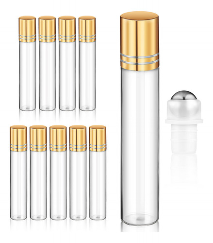 Botellas Rollerball Recargables De Tamaño De Viaje, 10 Unida
