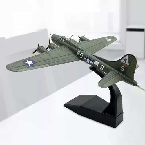 Maqueta De Avión Us B 17 A Escala 1/144 Con Soporte