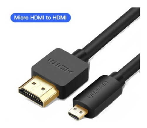 Cable Micro Hdmi A Hdmi 3m Camaras Gopro Laptops Tablets