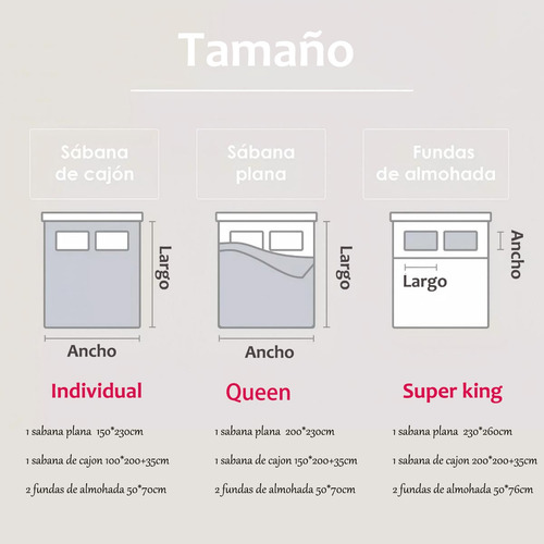 Juego De Sábanas King 6 Piezas Estampadas Ajustable Plana Gj10 Floreado