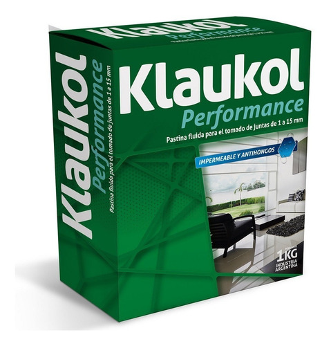 Pastina Klaukol Performance Fluída 1kg - Negro