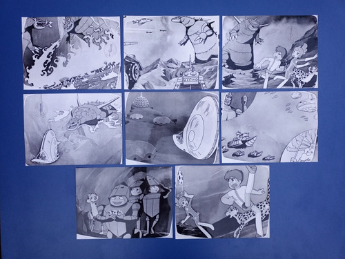 8 Fotos Cine Lobby Cards Animación Japonesa 1974 No Astroboy