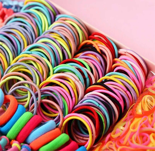780 Pz Mini Ligas Elásticas Para Cabello Accesorios