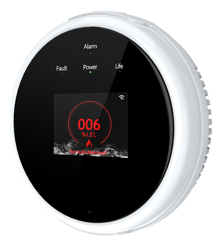 Detector De Propano Por Voz Con Alarma De Gas, Monitor Lcd P