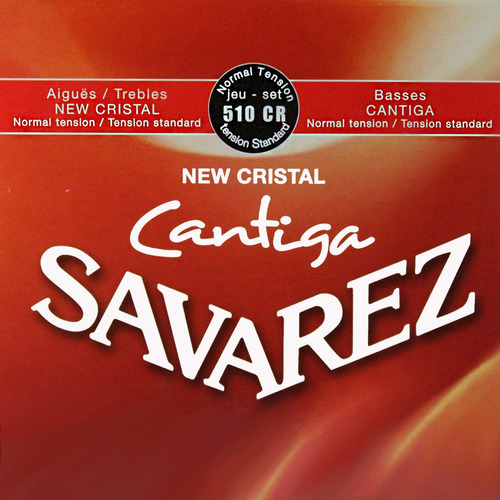 Cordas Violão Nylon Savarez New Cristal Cantiga 510cr Média