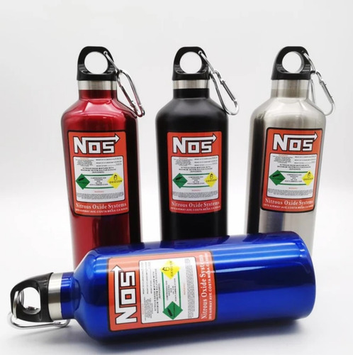 Termo Nitro Nos Tunning Botella Aluminio Óxido Nitroso Jdm 