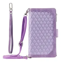 Comprar Capa De Couro Crossbody Flip Flip Com Zíper Para Capa Redmi