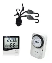 Comprar Kit De Accesorios Indoor Poleas 5 Kg+ Timer+ Termohigrómetro