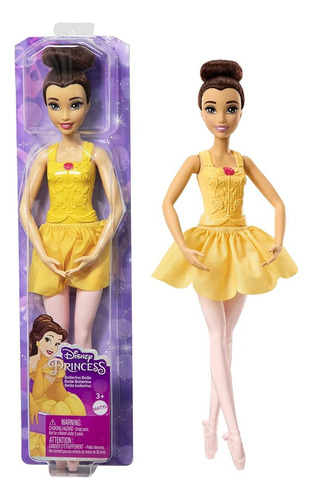 Muñeca Disney Princesa Bella Bailarina 30cm Mattel -lanús