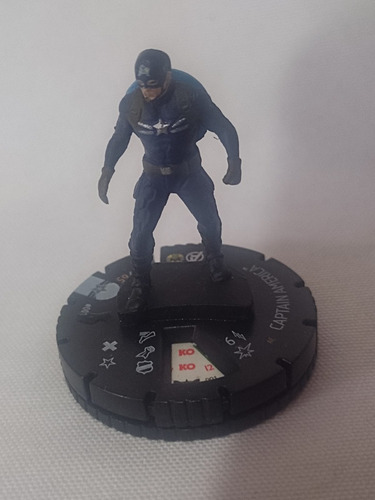 Captain America #001 Capitan Americ Heroclix Wizkids Marvel (Usado)