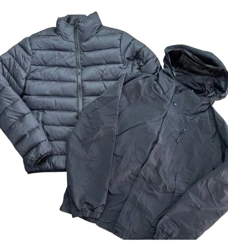 Campera Reversible 2 En 1 De Mujer Impermeable