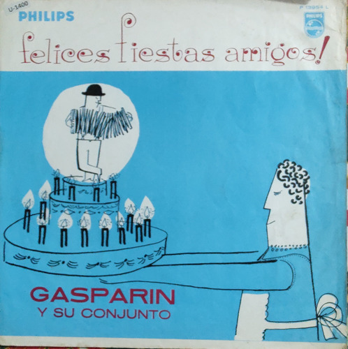 Solo La Caratula De Gasparin Y Su Conjunto - Felices (xz1250
