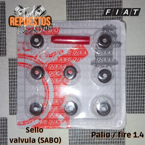 Sellos De Válvula Fiat Palio / Fire 1.4 Marca Sabo 