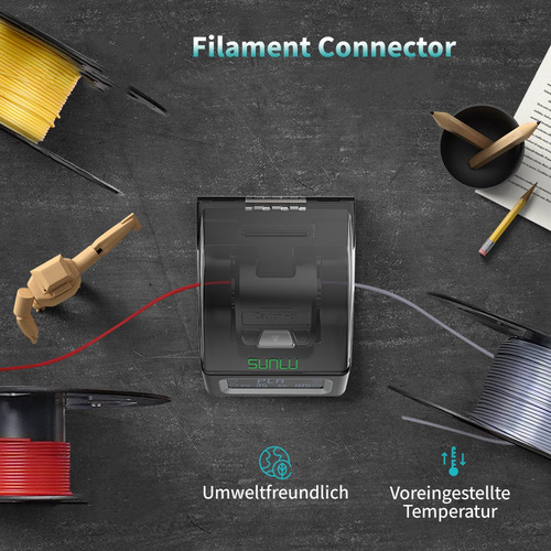 Conector De Filamento Fc01 Para Filamento 3d De 1.75 Mm Pla