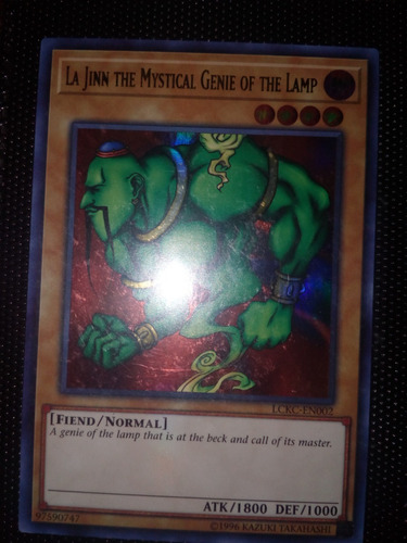 Combo La Jinn  Lámpara Mística Yugi-oh Original Konami