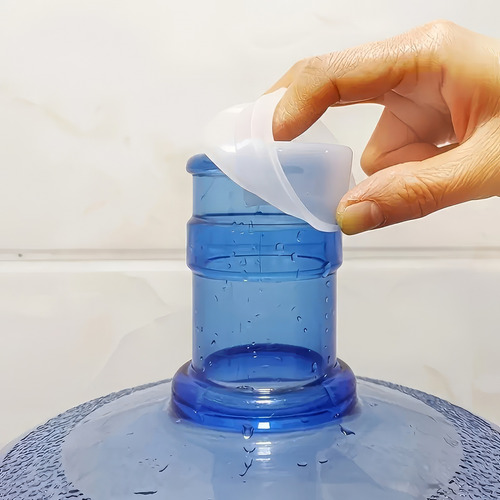 Tapa De Silicón Transparente Para Garrafón De Agua Universal