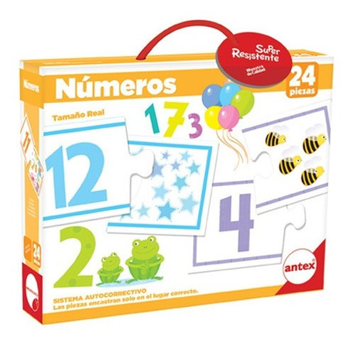 Puzzle Rompecabeza Didactico 24 Piezas  Numeros Antex 1242