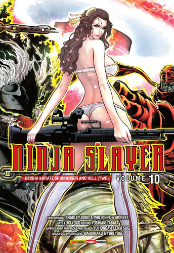 Ninja Slayer Vol. 10, de Tabata, Yoshiaki. Editora Panini Brasil LTDA, capa mole em português, 2018