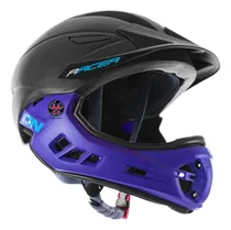 Comprar Casco Bmx Full Face Excuslizable Infantil Bicicross Vicera 